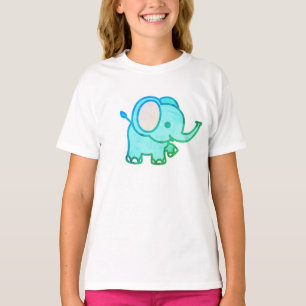 Cute Baby Elephant Cartoon-47767 T-Shirt