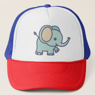 Cute Baby Elephant Cartoon-47767 Trucker Hat
