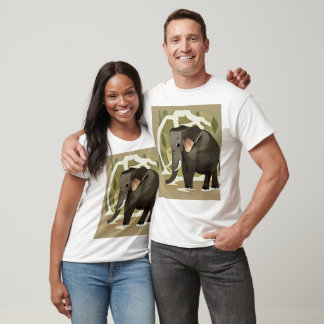 Cute Baby Elephant Child Art T-Shirt