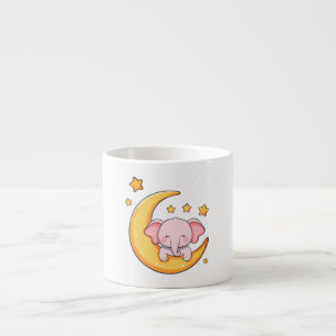 Cute baby elephant  espresso cup