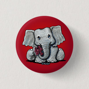 Cute Baby Elephant KiniArt Pin
