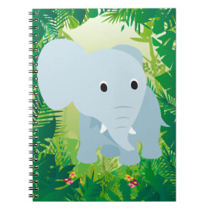 Cute Baby Elephant Notebook