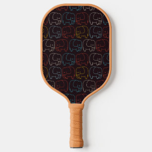 Cute Baby Elephant Pickleball Paddle