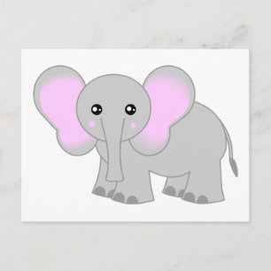 Cute Baby Elephant Postcard