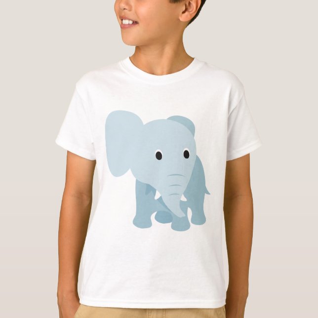 Cute Baby Elephant T-Shirt (Front)