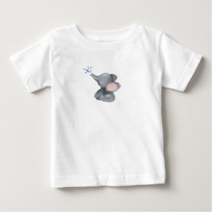 Cute Baby Elephant Throwing Water T-Shirt