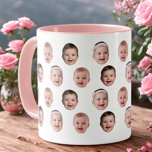Cute Baby Face Mug with Custom Photos (Creator Uploaded)