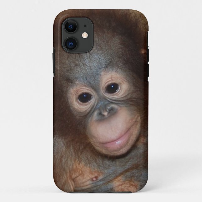 Cute Baby Face Primate Case-Mate iPhone Case (Back)