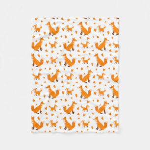 Cute Baby Fox Happy Mothers Day Wild Animal Lover Fleece Blanket