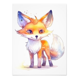 Cute Baby Fox Photo Enlargement