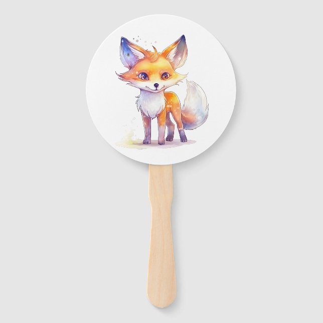 Cute Baby Fox Set of Fans (Back)