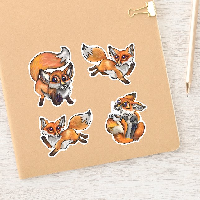 Cute baby Foxes (Notebook)