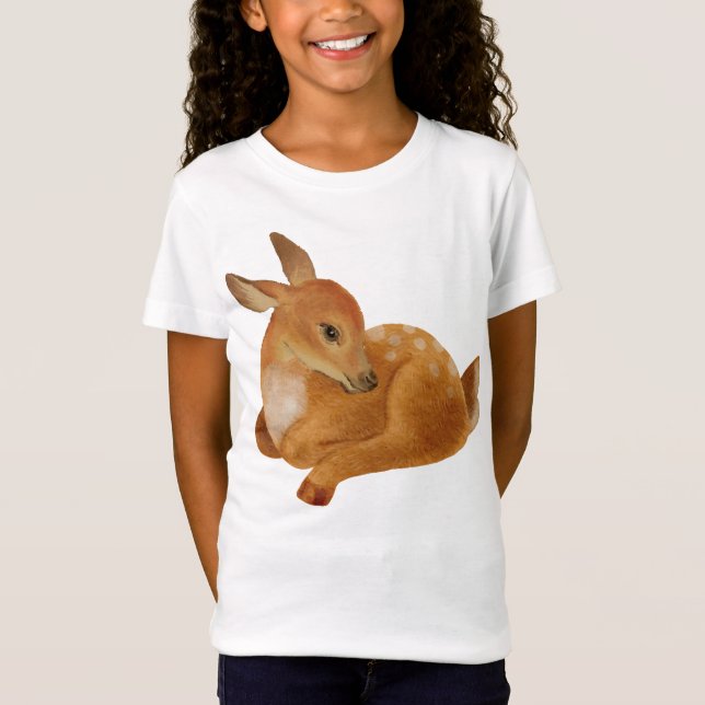 Cute Baby Gazelle For Kids T-Shirt  (Front)