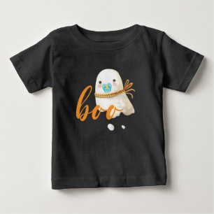 Cute Baby Ghost Pacifier Scarf Boo  T-Shirt
