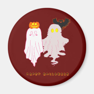 Cute Baby Ghosts Halloween Magnet