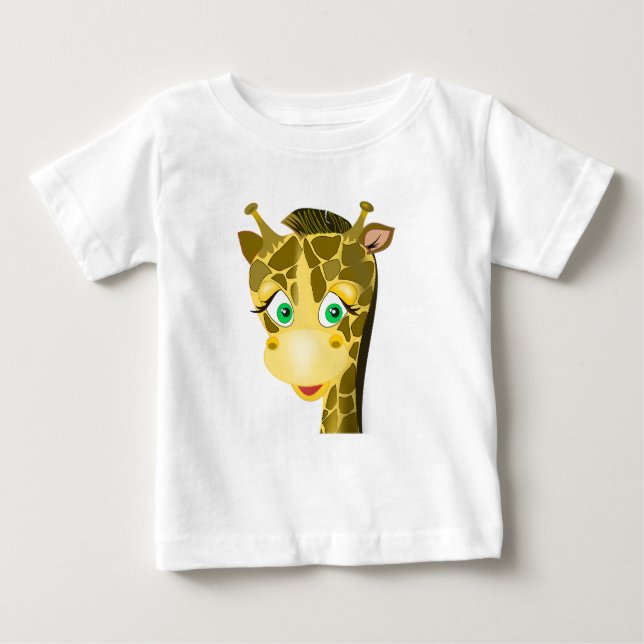 Cute Baby Giraffe - Baby T-Shirt (Front)