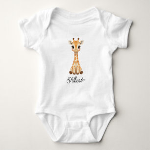 Cute Baby Giraffe Bodysuit