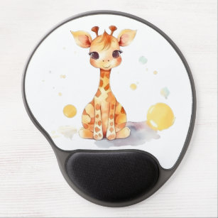 Cute Baby Giraffe Gel Mousepad