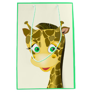 Cute Baby Giraffe - Medium Gift Bag