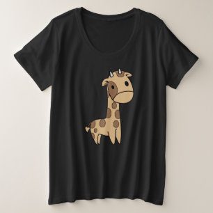 Cute Baby Giraffe Plus Size T-Shirt