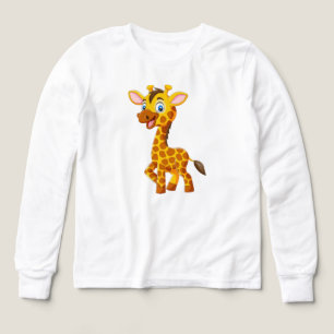 Cute Baby Giraffe Smiling Cartoon-35280