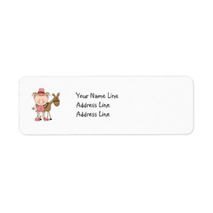 Cute Baby Girl & Horse Pony Custom Western