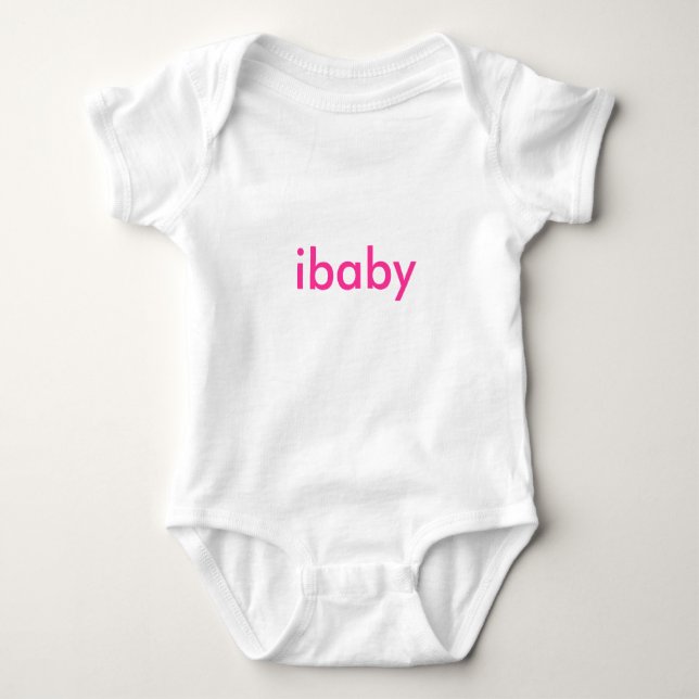 Cute Baby Girl iBaby Baby Bodysuit (Front)