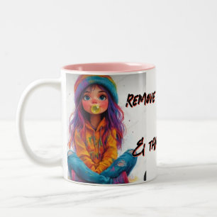 CUTE BABY GIRL IMAGE THAT,S SOME ✍️ THERE Mug