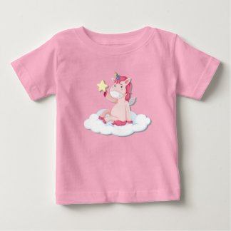 Cute Baby Girl Unicorn Pink T-Shirt