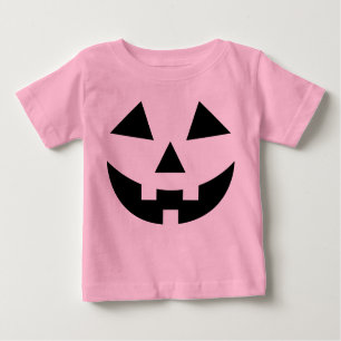 Cute Baby Girls Pink Pumpkin Halloween Costume Baby T-Shirt
