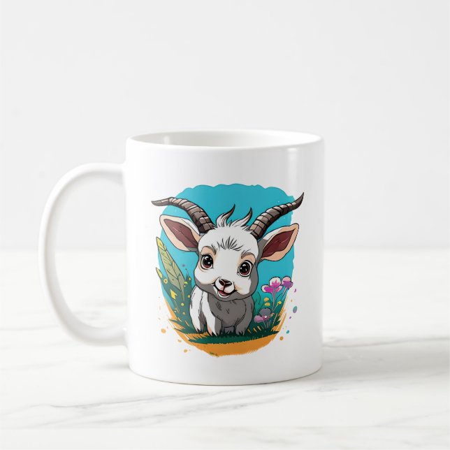 Cute Baby Goat Mug (Left)