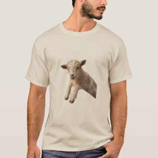 Cute Baby Goat Rustic Farmhouse Photography Canvas T-Shirt
