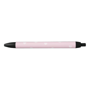 Cute baby heart black ink pen
