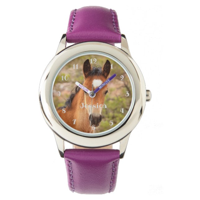 Cute Baby Horse Girls Watch (Front)