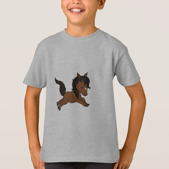 Cute baby Horse T-Shirt (Front)