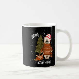 Cute Baby Its Cold Outside Bear And Fox T Shirt Coffee Mug