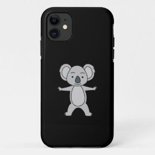 Cute Baby Koala With A Smile Standing Up Case-Mate iPhone Case