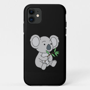 Cute Baby Koala With Eucalyptus Leaves Case-Mate iPhone Case