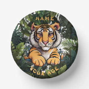 Cute Baby Lion Children's  Paper Plate