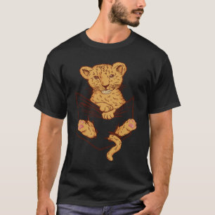 Cute baby lion in the bag T-Shirt