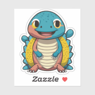 Cute Baby Lizard Cartoon Charactor