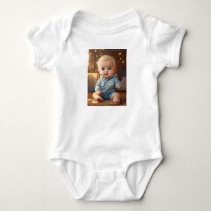 Cute Baby Logo Baby Jersey Bodysuit