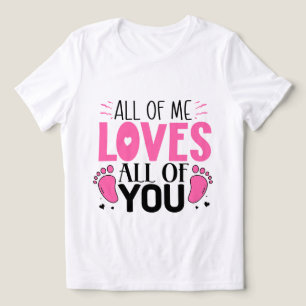 Cute baby love word art Tri-Blend shirt