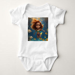 Cute Baby Mermaid Bodysuit