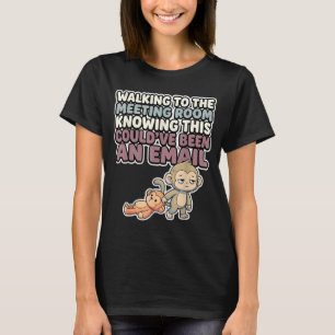 Cute baby monkey meme kawaii japanese macaque T-Shirt