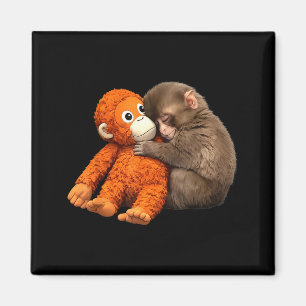 Cute baby monkey punch Cute baby monkey punch Magnet