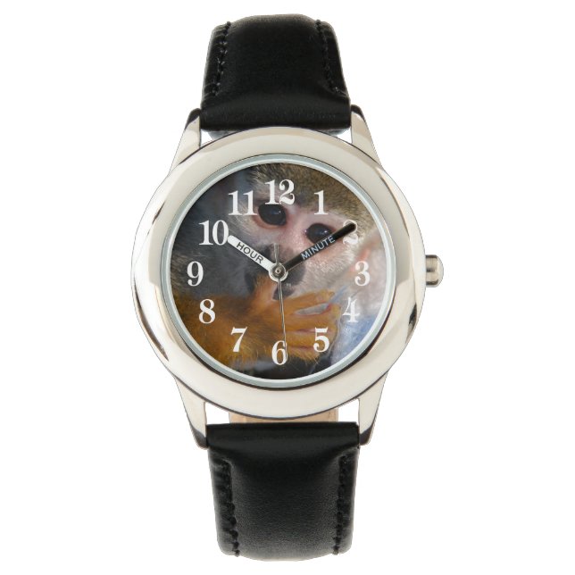 Cute Baby Monkey  Rescued Watch (Front)