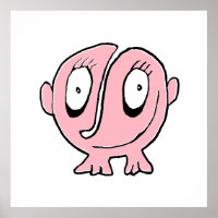 Cute baby monster cartoon drawing This loveable li