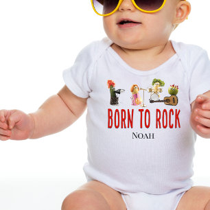 Cute Baby Newborn Apparel Cool Baby Rocks Bodysuit