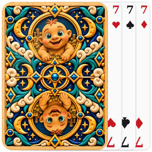 Cute Baby Ogre, Mythical Playing Cards